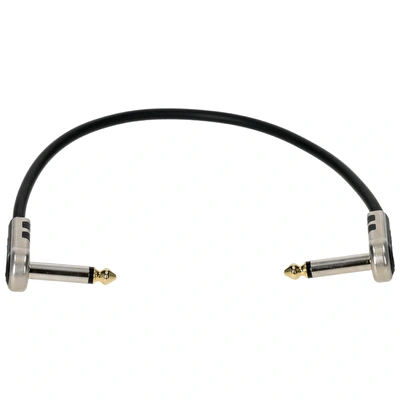 Klotz KPM PatchMaster Supreme Altın Uçlu - Açılı Pedal Patch Kablosu 30cm
